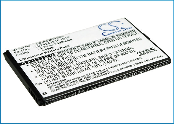 Battery for Acer Allegro BAT-310 (1ICP42/42/61), BAT-310 (1ICP5/42/61), BT-0010S