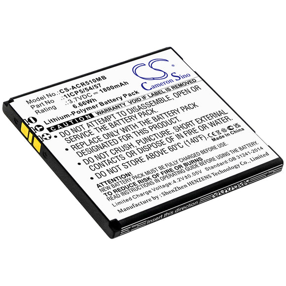 Battery for Angelcare AC510  1ICP5/54/57 3.7V Li-Polymer 1800mAh / 6.66Wh