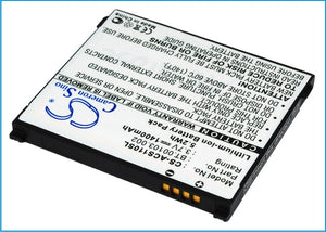 Battery for Acer Stream 1UF504553-1-T0582, BT.00103.002 3.7V Li-ion 1400mAh / 5.