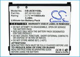 Battery for Acer Liquid S110 1UF504553-1-T0582, BT.00103.002 3.7V Li-ion 1400mAh