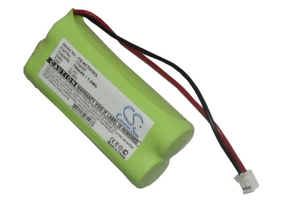 Battery for Geemarc CC50 2.4V Ni-MH 750mAh / 1.8Wh