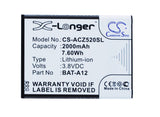 Battery for Acer Liquid Z520 Dual SIM BAT-A12, BAT-A12(1ICP4/51/65), KT.00104.00