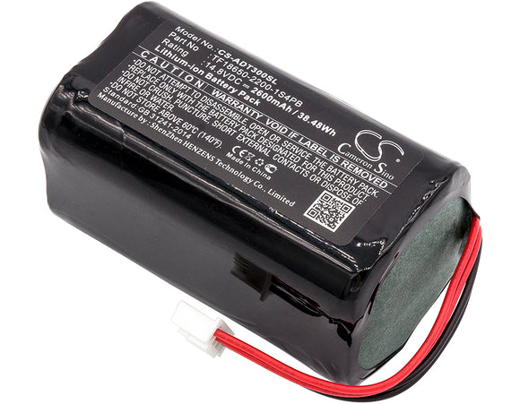 Battery for Audio Pro Addon T10 TF18650-2200-1S4PB 14.8V Li-ion 2600mAh / 38.48W