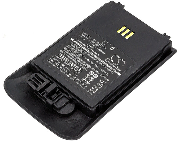 Battery for Aastra DT692 660190/1A, 660190/R2B, 660216/1B1 3.7V Li-ion 930mAh / 