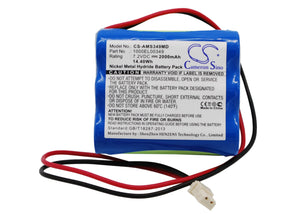 Battery for Alaris Medicalsystems GW Volumetric pump 1000EL00349, 1000SP01782, O