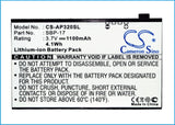 Battery for Asus Galaxy Mini SBP-17 3.7V Li-ion 1100mAh / 4.1Wh