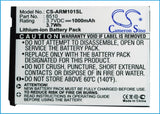 Battery for AURO Classic 8510 8510 3.7V Li-ion 1000mAh / 3.70Wh