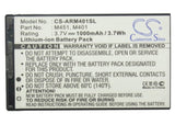Battery for Myphone 8920 Mark MP-S-L 3.7V Li-ion 1000mAh