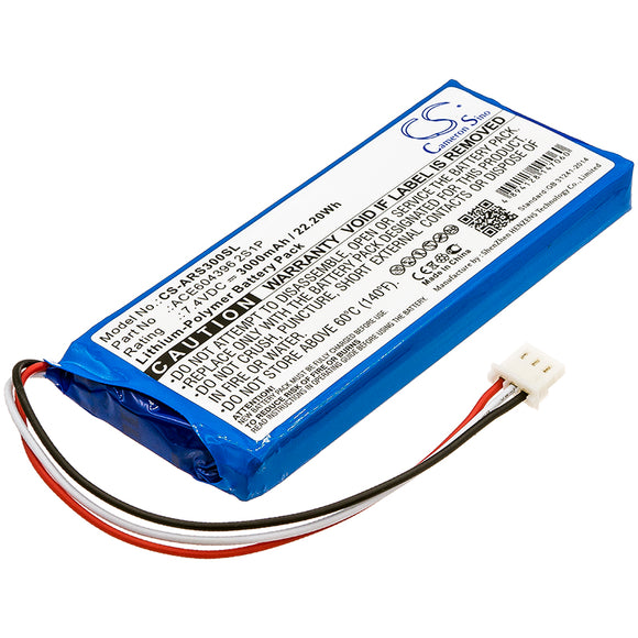 Battery for AAronia Spectran HF-Rev.3 ACE604396 2S1P 7.4V Li-Polymer 3000mAh / 2