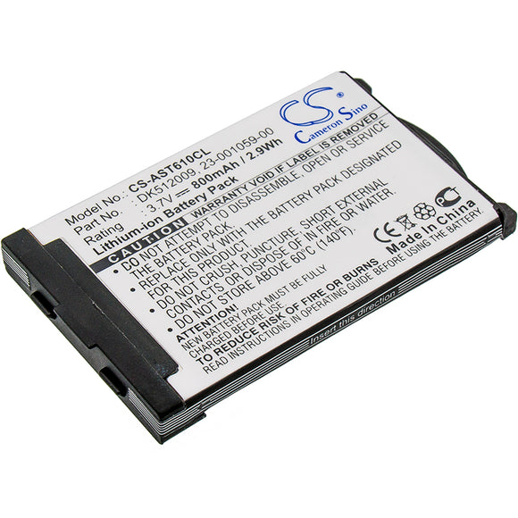 Battery for Aastra 650c 23-001059-00, 23-001080-00, A600ST1, DK512009 3.7V Li-io
