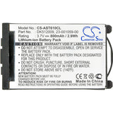 Battery for DeTeWe 650c 23-001059-00, DK512009 3.7V Li-ion 800mAh / 2.96Wh