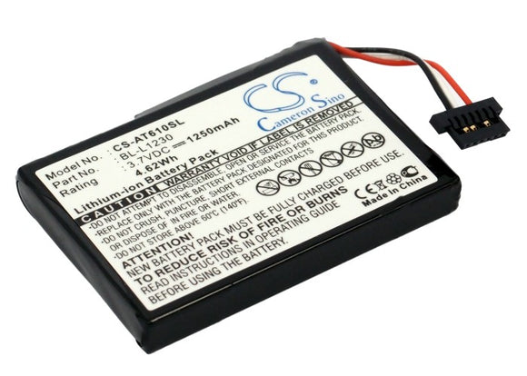 Battery for Airis T610 BL-L1230 3.7V Li-ion 1250mAh / 4.63Wh