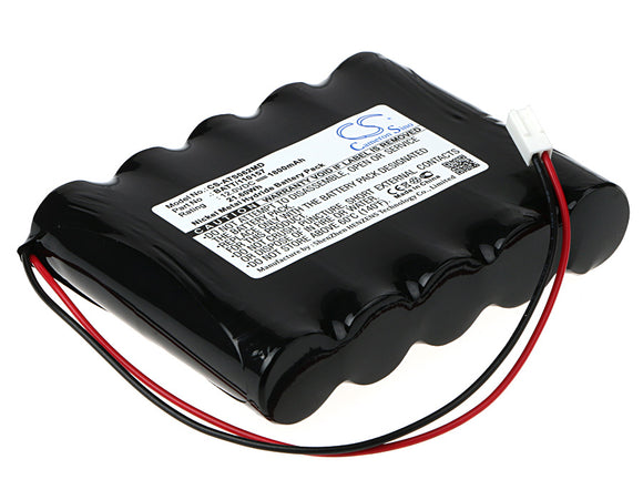 Battery for Atmos Atmopor 120157, BATT/110157 12V Ni-MH 1800mAh / 21.60Wh
