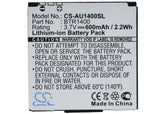 Battery for Audiovox PPC-1400 BTR1400, BTR-1400 3.7V Li-ion 600mAh