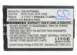 Battery for Sprint CDM120SP BTR-7025 3.7V Li-ion 950mAh / 3.52Wh
