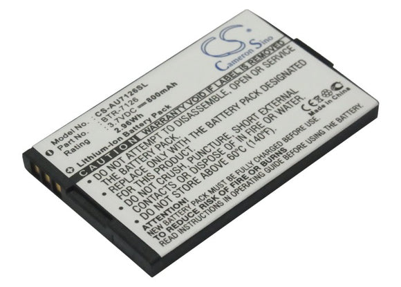 Battery for Audiovox CDM-8074 BTR-7126 3.7V Li-ion 800mAh / 2.96Wh