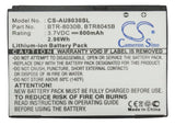 Battery for Pantech 8040 JEST BTR-8030, BTR-8030B, BTR8045B, TXT8030 3.7V Li-ion