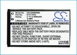 Battery for Audiovox CDM-8955 BTR-8955 3.7V Li-ion 950mAh