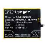 Battery for Asus 4 Selfie Lite Dual SIM LTE C11P1613 3.85V Li-Polymer 4000mAh /