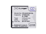 Battery for Asus Z007 0B200-00570300, B11P1421, C11P1421 3.8V Li-ion 2150mAh / 8