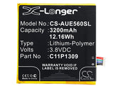 Battery for Asus Padfone Note 6 C11P1309, C11P1309(1ICP/5/69/62) 3.8V Li-Polymer