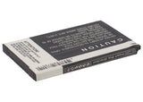 Battery for Audiovox E1000 Slider BTR1238 3.7V Li-ion 650mAh / 2.41Wh