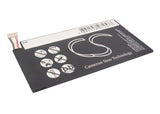 Battery for Asus EE Pad TF500 C11-TF500TD 3.7V Li-Polymer 5000mAh / 18.5Wh