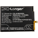 Battery for Asus ZB633KL  C11P1805(1ICP4/67/87) 3.85V Li-Polymer 3900mAh / 15.02