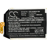 Battery for Asus ZenWatch 2 WI501QF 0B200-01630100, C11N1540 3.8V Li-Polymer 360