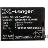 Battery for Asus X00RD C11P1709 1ICP5/59/76 3.8V Li-Polymer 3000mAh / 11.40Wh