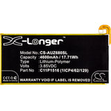 Battery for Asus ZenFone 3 Ultra Dual SIM 0B200-02060000, C11P1516 (1ICP4/62/129