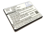 Battery for Archos Elements 50d Helium Dual SIM L AC50DHE 3.8V Li-ion 1600mAh / 