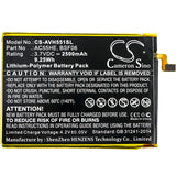 Battery for Archos 55 Helium Ultra AC55HE, BSF06 3.7V Li-Polymer 2500mAh / 9.25W