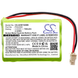 Battery for Alecto DVM-75-00  P002095 3.6V Ni-MH 700mAh / 2.52Wh