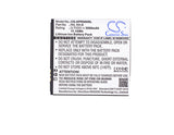 Battery for Archos 45 Platinum AC1600A 3.7V Li-ion 1400mAh / 5.18Wh
