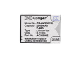 Battery for Archos Neon 50b AC50BNE, AC50BNE 1ICP5/56/78 3.7V Li-ion 2000mAh / 7
