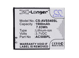 Battery for Archos 50b Platinum AC50BL, AC50BLP, AC50BPL, AL50BPL 3.7V Li-ion 19