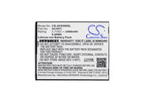 Battery for Archos A59 Titanium AC59Ti 3.7V Li-ion 2400mAh / 8.88Wh