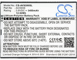 Battery for Archos 59 Xenon AC59XE 3.8V Li-Polymer 3400mAh / 12.92Wh