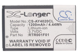 Battery for NEC G566 3.7V Li-ion 1200mAh / 4.44Wh