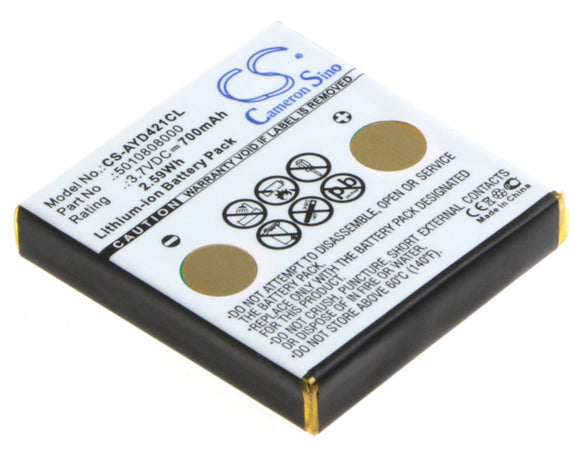 Battery for Avaya IH4 5010808000 3.7V Li-ion 700mAh / 2.59Wh