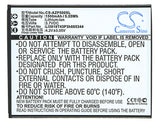 Battery for ZTE Blade GF3 Li3818T43P3h665344 3.7V Li-ion 1500mAh / 5.55Wh