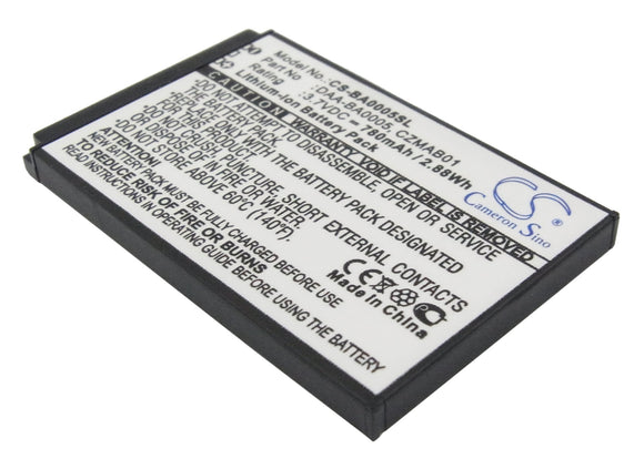 Battery for Creative Zen Micro 70PD000000039, BA20603R69900, CZMAB01, DAA-BA0005