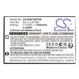 Battery for Baofeng BF-T6  BL-3 3.7V Li-ion 1200mAh / 4.44Wh