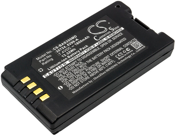 Battery for Baxter Healthcare 35700 35724, 6296-A 7.4V Li-ion 1800mAh / 13.32Wh
