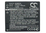 Battery for Panasonic Lumix DMC-FX65W CGA-S/106B, CGA-S/106C, CGA-S009, CGA-S009
