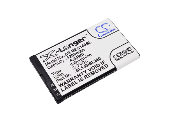 Battery for Bea-fon SL240 SL140/SL240 3.7V Li-ion 1200mAh / 4.44Wh