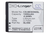 Battery for Bea-fon SL550 SL550 3.7V Li-ion 1200mAh / 4.44Wh