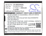 Battery for Bea-fon SL450 SL560/SL450 3.7V Li-ion 650mAh / 2.41Wh