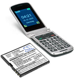 Battery for Bea-fon SL595 1ICP/4/25/40 3.7V Li-ion 600mAh / 2.22Wh
